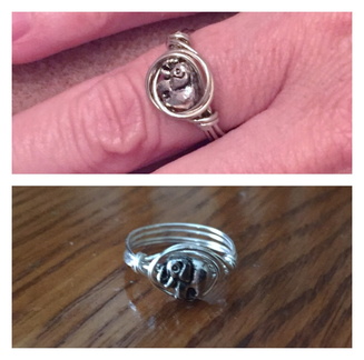 Silver Bama Wrapped Ring