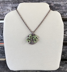 Copper Apple Tree Necklace