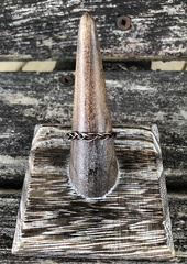 22 Gauge Adjustable Braided Ring