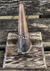Silver Bama Adjustable Braided Ring